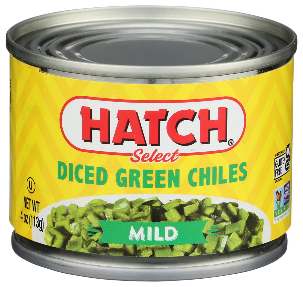 Diced Green Chiles Mild (NEW LABEL)