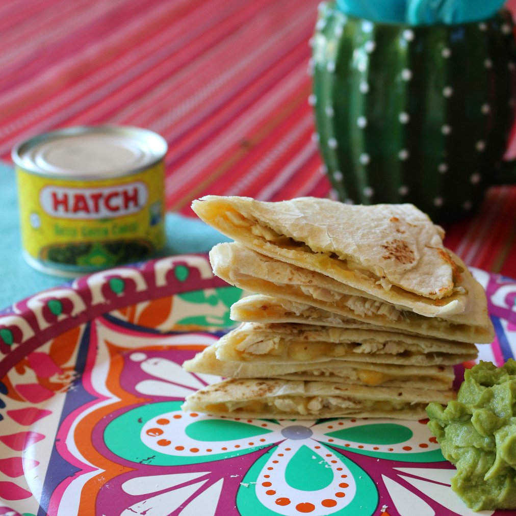Featured image for post: Hatch® Green Chile Chicken Quesadillas