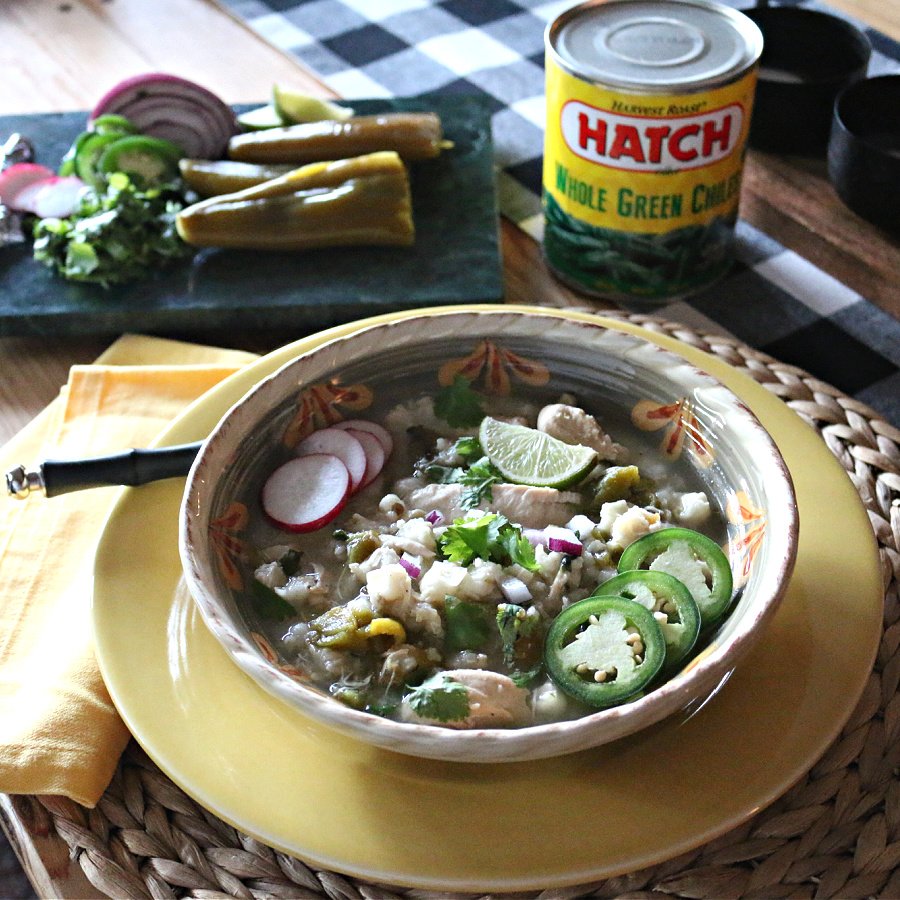 Featured image for post: Easy Green Chile Chicken Posole